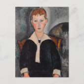 Amedeo Modigliani - Junge in Sailor Anzug Postkarte (Vorderseite)