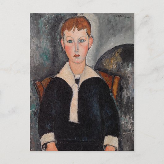 Amedeo Modigliani - Junge in Sailor Anzug Postkarte (Vorderseite)
