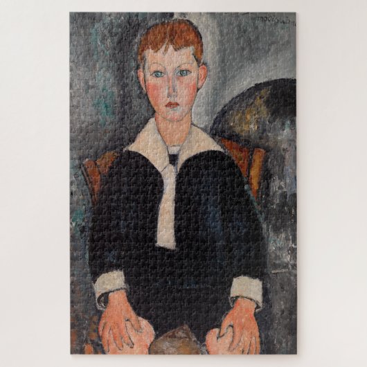 Amedeo Modigliani - Junge in Sailor Anzug Puzzle (Vertikal)
