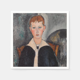 Amedeo Modigliani - Junge in Sailor Anzug Serviette