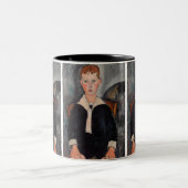 Amedeo Modigliani - Junge in Sailor Anzug Zweifarbige Tasse (Mittel)