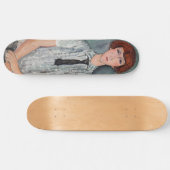 Amedeo Modigliani - Jungenmädchen in einer gestrei Skateboard (Horizontal)