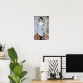 Amedeo Modigliani - Kleines Mädchen in Blau Poster (Heimbüro)