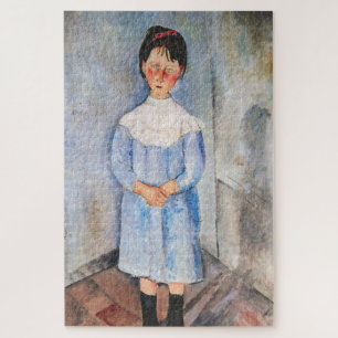 Amedeo Modigliani - Kleines Mädchen in Blau Puzzle