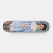 Amedeo Modigliani - Kleines Mädchen in Blau Skateboard (Horizontal)