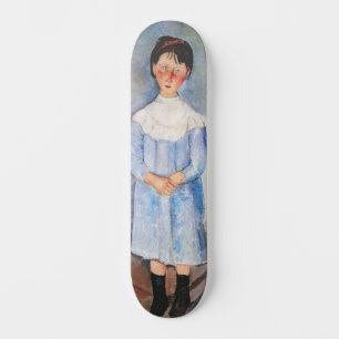 Amedeo Modigliani - Kleines Mädchen in Blau Skateboard