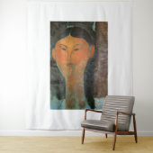 Amedeo Modigliani Kunst Wandteppich (Beispiel)