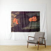 Amedeo Modigliani Kunst Wandteppich (Beispiel (Horizontal))