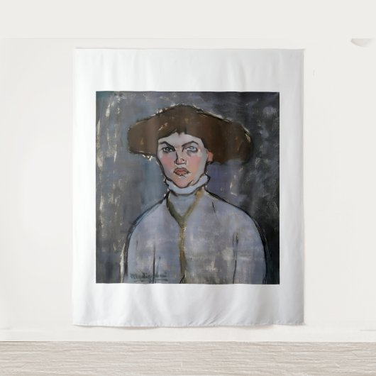 Amedeo Modigliani Kunstmalerei Wandteppich (Vorderseite)
