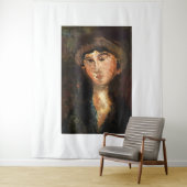 Amedeo Modigliani Kunstmalerei Wandteppich (Beispiel)