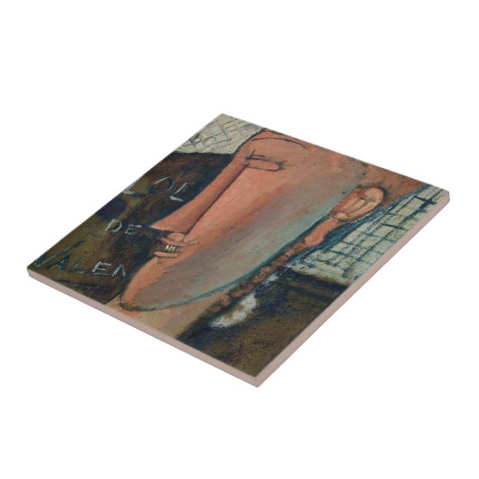 Amedeo Modigliani - Lola de Valence Fliese (Seite)