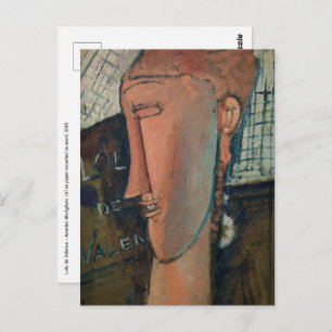 Amedeo Modigliani - Lola de Valence Postkarte