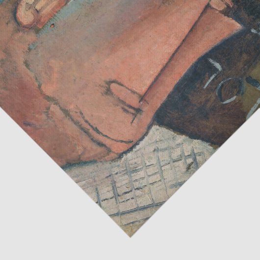 Amedeo Modigliani - Lola de Valence Seidenpapier (Ausschnitt)