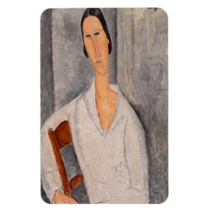Amedeo Modigliani — Madame Hanka Zborowska Leaning Magnet