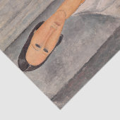 Amedeo Modigliani — Madame Hanka Zborowska Leaning Seidenpapier (Ausschnitt)