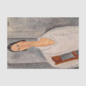 Amedeo Modigliani — Madame Hanka Zborowska Leaning Seidenpapier (Vorderseite)