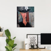 Amedeo Modigliani - Madame Pompadour Poster (Heimbüro)