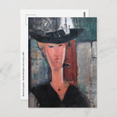 Amedeo Modigliani - Madame Pompadour Postkarte (Vorne/Hinten)