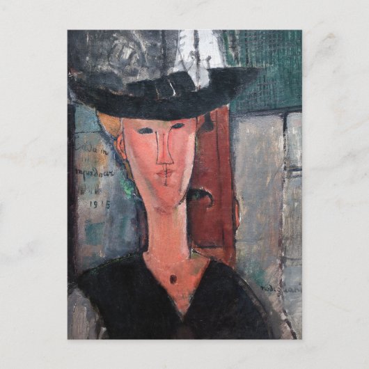 Amedeo Modigliani - Madame Pompadour Postkarte (Vorderseite)
