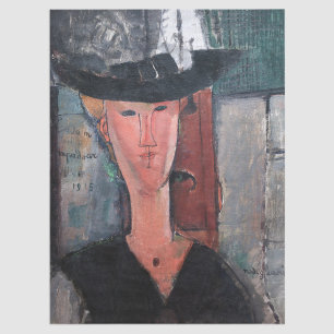 Amedeo Modigliani - Madame Pompadour Seidenpapier
