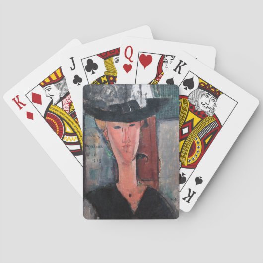 Amedeo Modigliani - Madame Pompadour Spielkarten (Rückseite)