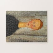 Amedeo Modigliani - Mädchen mit blauen Augen Puzzle (Horizontal)