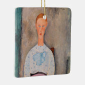 Amedeo Modigliani - Mädchen mit Polka-Dot-Bluse Keramikornament (Rechts)