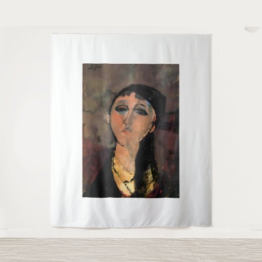 Amedeo Modigliani Malerei Wandteppich (Vorderseite)