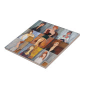 Amedeo Modigliani - Meisterwerke - Collage Fliese (Seite)