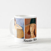 Amedeo Modigliani - Meisterwerke - Collage Kaffeetasse (Vorderseite Links)