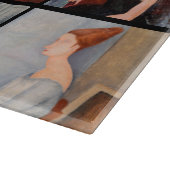 Amedeo Modigliani - Meisterwerke - Collage Schneidebrett (Ecke)