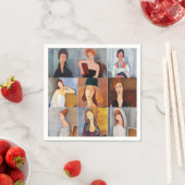Amedeo Modigliani - Meisterwerke - Collage Serviette (Beispiel)
