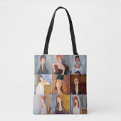 Amedeo Modigliani - Meisterwerke - Collage Tasche (Vorderseite)