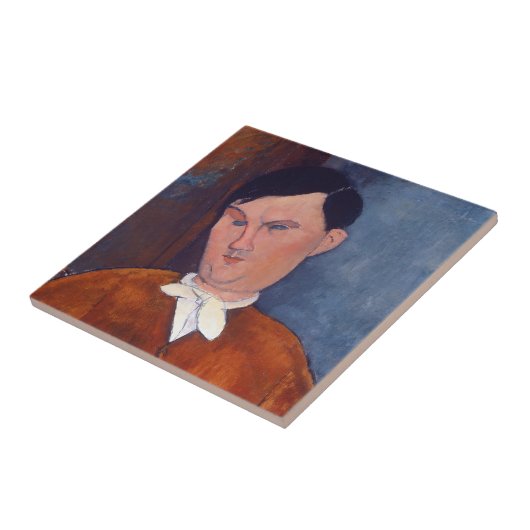 Amedeo Modigliani - Monsieur Deleu Fliese (Seite)