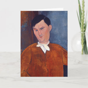 Amedeo Modigliani - Monsieur Deleu Karte