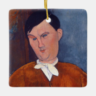 Amedeo Modigliani - Monsieur Deleu Keramikornament