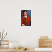 Amedeo Modigliani - Monsieur Deleu Poster (Küche)