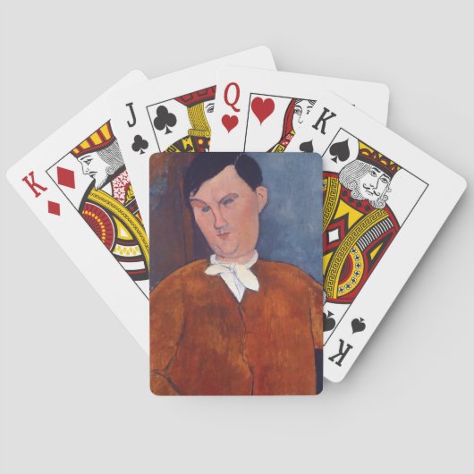 Amedeo Modigliani - Monsieur Deleu Spielkarten (Rückseite)