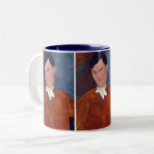 Amedeo Modigliani - Monsieur Deleu Zweifarbige Tasse (Vorderseite Links)