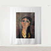 Amedeo Modigliani painting Wandteppich (Vorderseite)