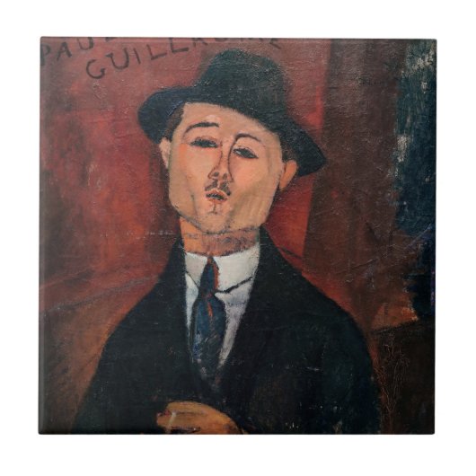 Amedeo Modigliani - Paul Guillaume, Novo Pilota Fliese (Vorderseite)