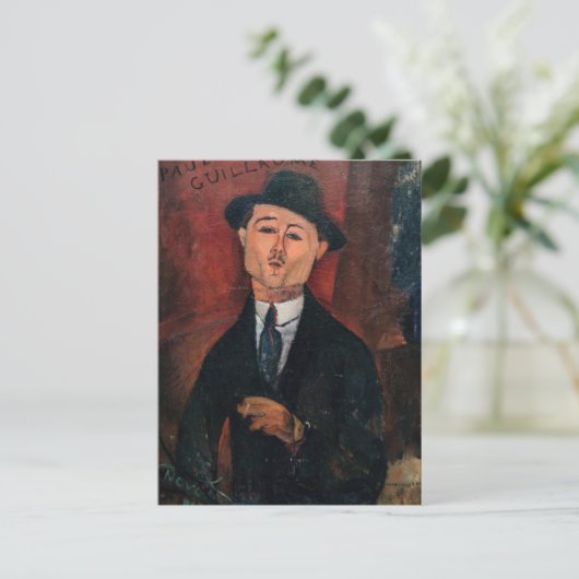 Amedeo Modigliani - Paul Guillaume, Novo Pilota Postkarte (Stehend Vorderseite)