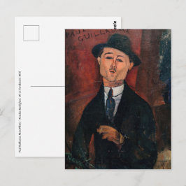 Amedeo Modigliani - Paul Guillaume, Novo Pilota Postkarte