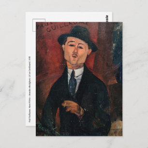 Amedeo Modigliani - Paul Guillaume, Novo Pilota Postkarte