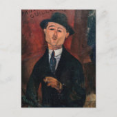 Amedeo Modigliani - Paul Guillaume, Novo Pilota Postkarte (Vorderseite)