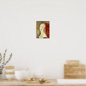 Amedeo Modigliani - Portrait de Germaine Survage Poster (Küche)
