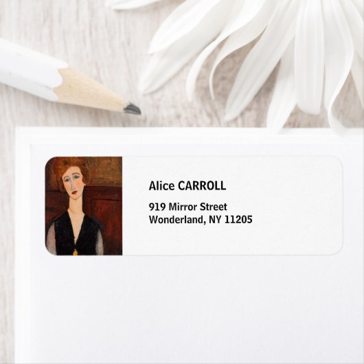 Amedeo Modigliani - Portrait einer Frau (Insitu)