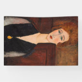 Amedeo Modigliani - Portrait einer Frau Banner (Horizontal)