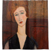 Amedeo Modigliani - Portrait einer Frau Duschvorhang (Vorderseite)