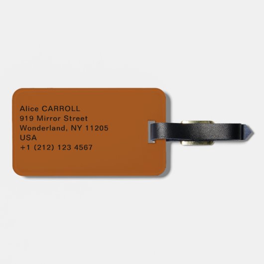 Amedeo Modigliani - Portrait einer Frau Gepäckanhänger (Rückseite horizontal)